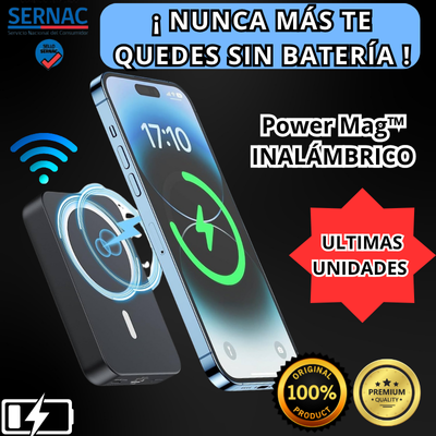 PowerMag™ ORIGINAL ¡Batería Magnética Inalámbrica en Cualquier Lugar!