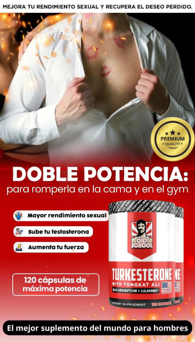 Turkesterone- Activa tu Tetosterona al Maximo + Guia Kegel Super Power