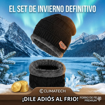 "SET COMBO DE INVIERNO UNISEX - OLVIDATE DEL  FRIO"