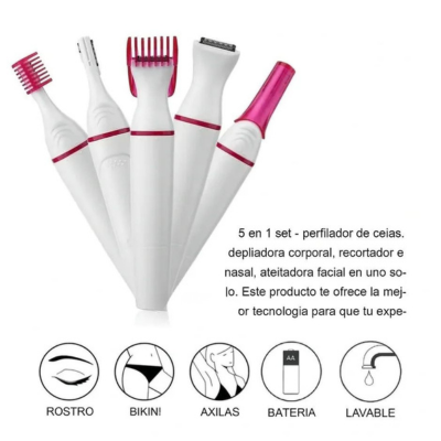 Depiladora Sweet PRO Portátil 5 en 1 - "Adiós al Vello no Deseado".