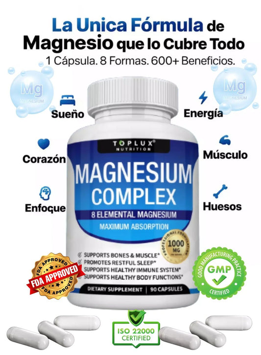 Magnesio Complex 8 en 1 🔥 El Secreto de la Eterna Juventud 🔥